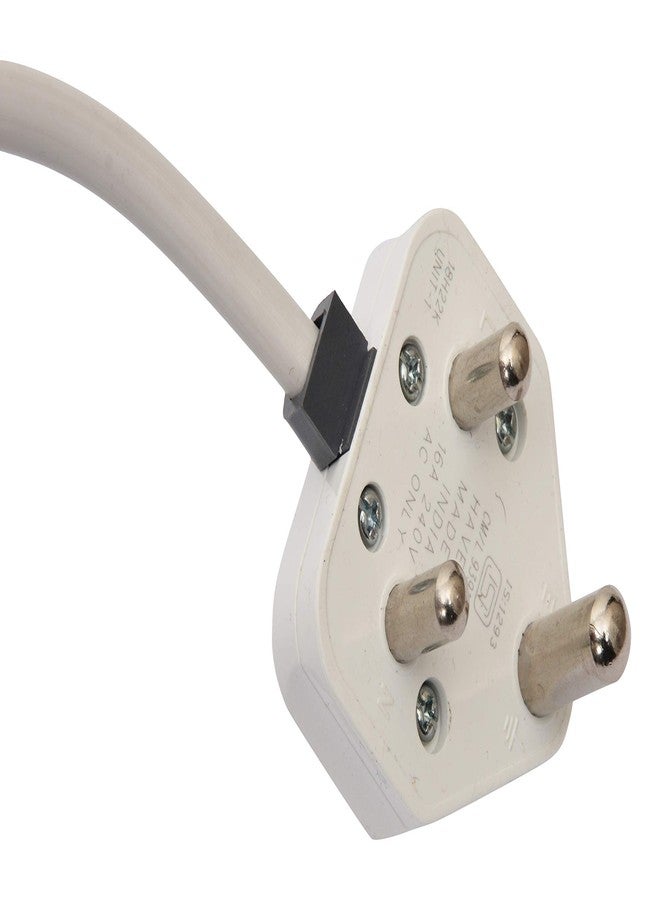 Bitcorp Extension Board 2500W, 240V, Extension with 6 amp Plug, 20 Meter Cable Cord (Polycarbonate) (White) - Image 2